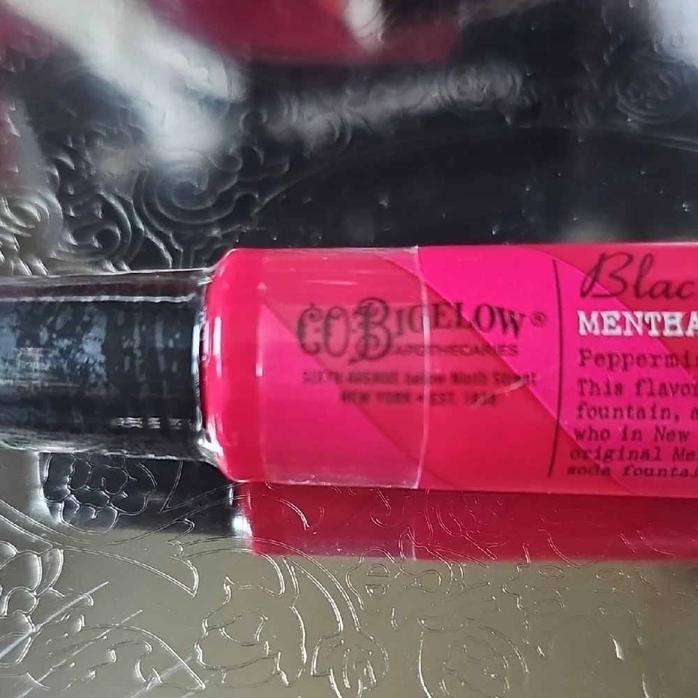 New CO Bigelow Black Cherry Soda Mentha Lip Shine Discontinued